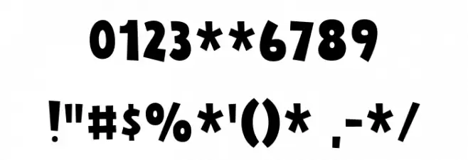 Creative Genius DEMO フォント その他の文字