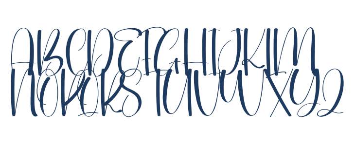Creative Handwritten Uppercase