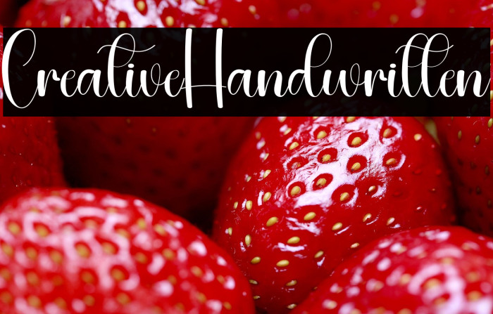 Creative Handwritten Example 2