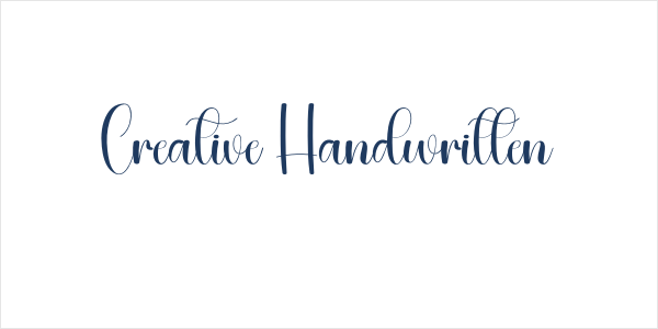 Creative Handwritten Logo