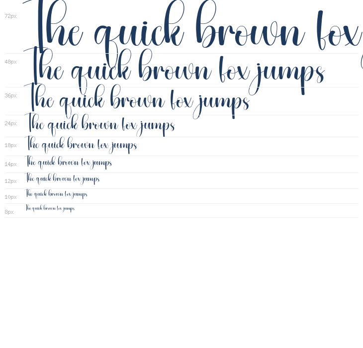 Creative Handwritten Waterfall