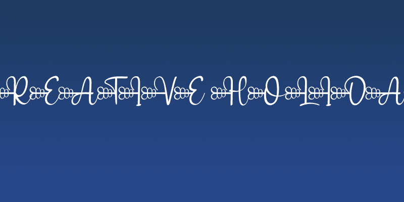 Creative Holiday Social Header