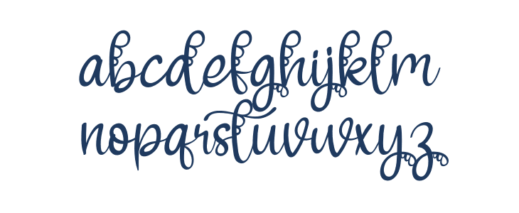 Creative Holiday Lowercase