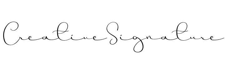 Creative Signature  Descarca Fonturi Gratis
