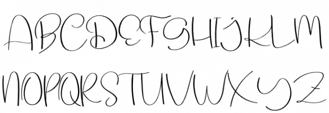 Creative Signature Schriftart Groß
