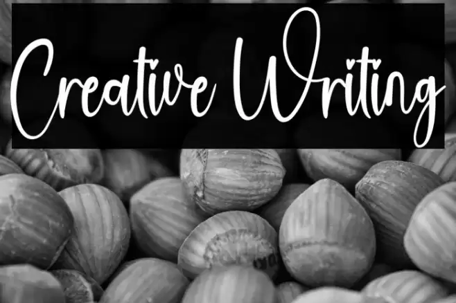 Creative Writing Schriftart examples