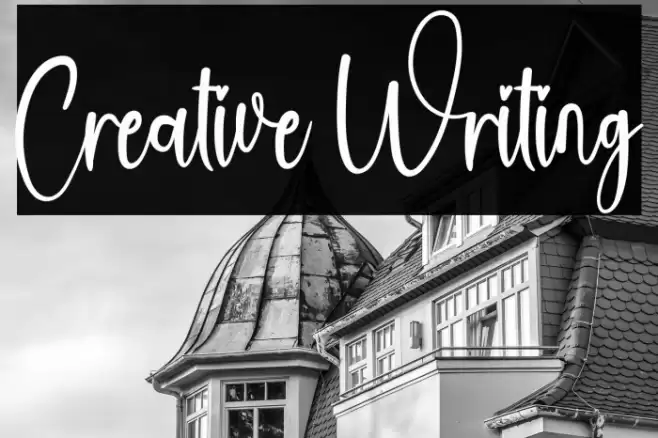 Creative Writing Schriftart examples
