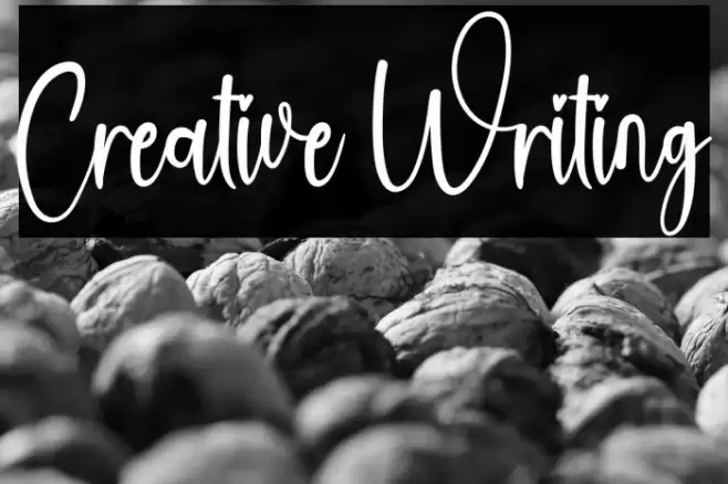 Creative Writing Schriftart examples