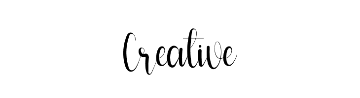 Creative  Frei Schriftart Herunterladen