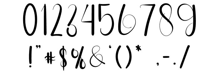 Creative Font OTHER CHARS