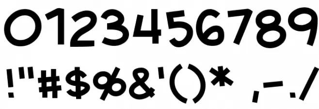 CreativeBlock BB Font OTHER CHARS