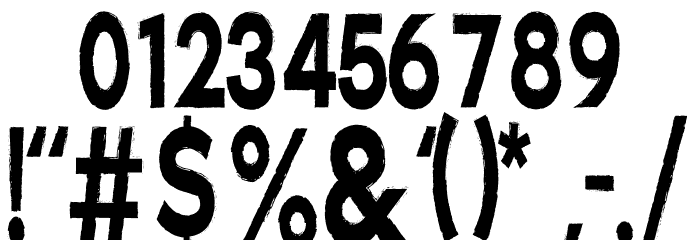 CreativeOld Font OTHER CHARS