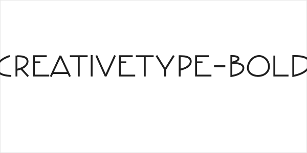 CreativeType-Bold Logo