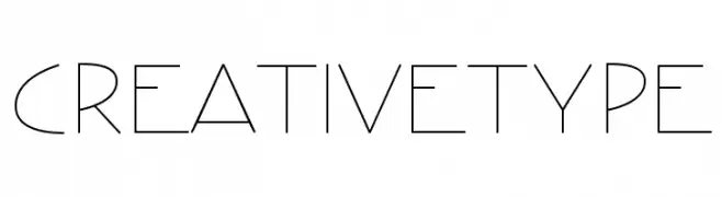 CreativeType  フリーフォントのダウンロード