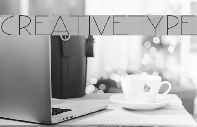 CreativeType Fonte examples