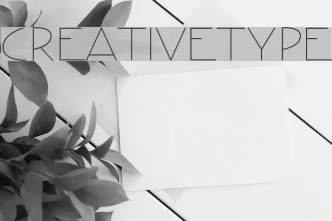 CreativeType Fonte examples
