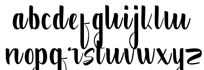 CreativeWordRegular Font LOWERCASE