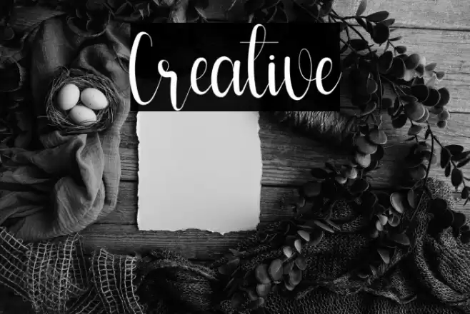 Creative Font examples