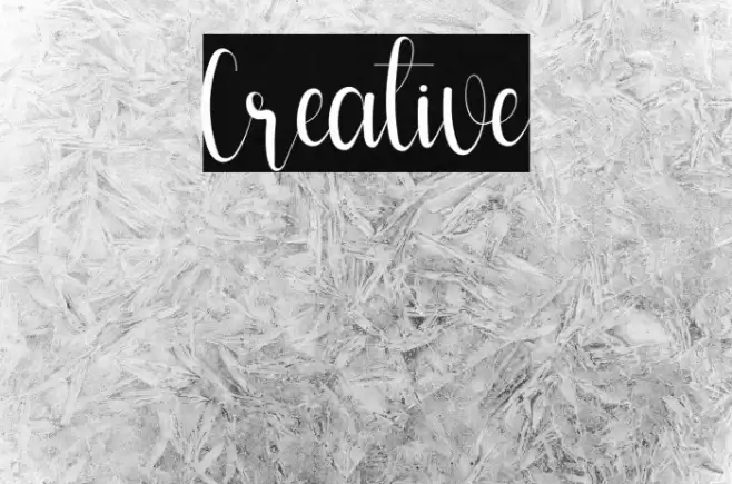 Creative Font examples