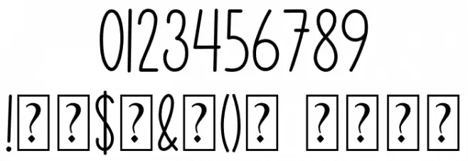 Creativity Font OTHER CHARS