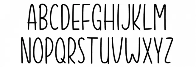 Creativity Schriftart Groß