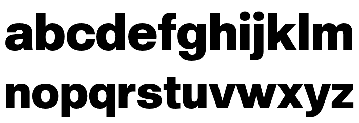 CreatoDisplay-Black Font LOWERCASE