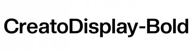 CreatoDisplay-Bold  baixar fontes gratis