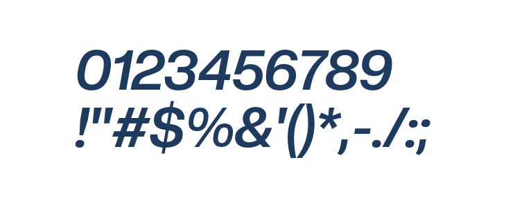 CreatoDisplay-BoldItalic Other Characters