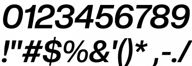 CreatoDisplay-BoldItalic Font OTHER CHARS