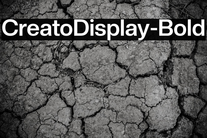 CreatoDisplay-Bold Example 3