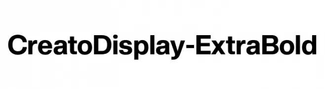 CreatoDisplay-ExtraBold  baixar fontes gratis