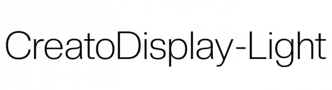CreatoDisplay-Light  baixar fontes gratis