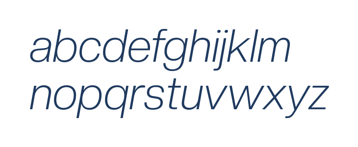CreatoDisplay-LightItalic Lowercase