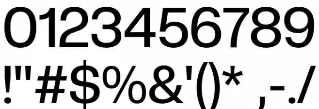 CreatoDisplay-Medium Font OTHER CHARS