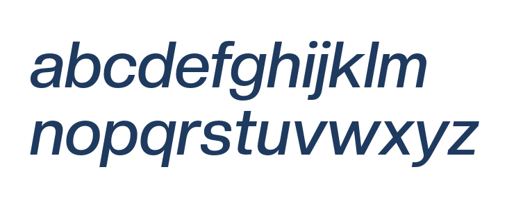CreatoDisplay-MediumItalic Lowercase
