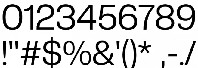 CreatoDisplay-Regular Font OTHER CHARS