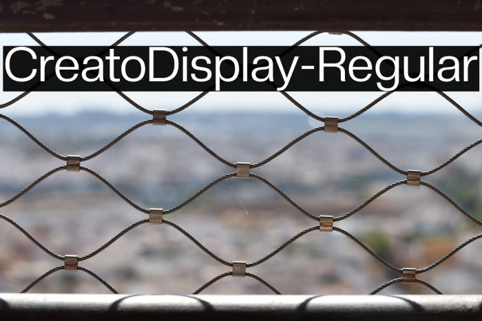 CreatoDisplay-Regular Example 3