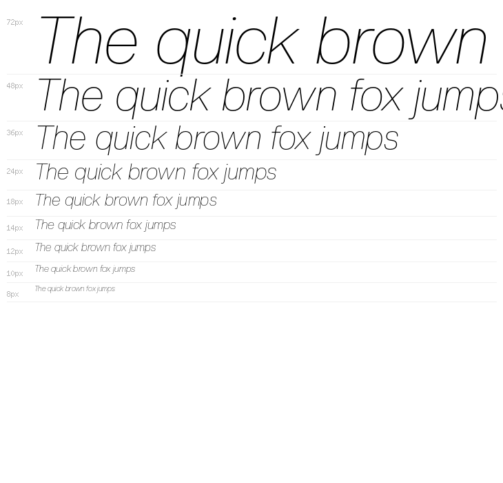 CreatoDisplay-ThinItalic Waterfall