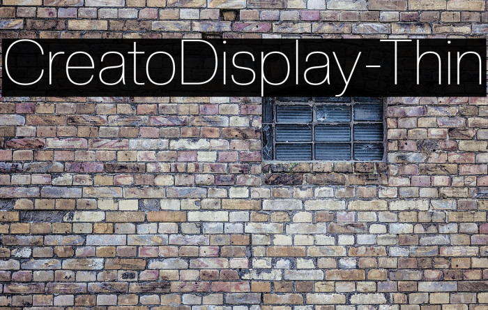 CreatoDisplay-Thin Example 1