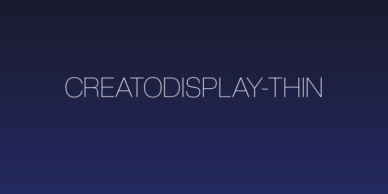 CreatoDisplay-Thin Social Header