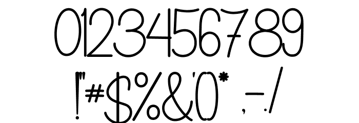 Creatogram Font OTHER CHARS