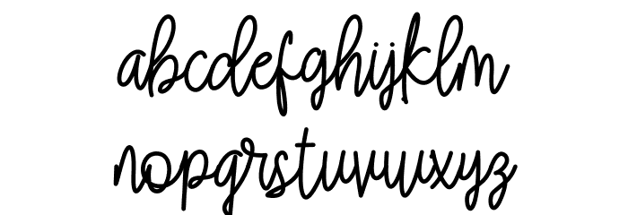 Creatogram Font LOWERCASE