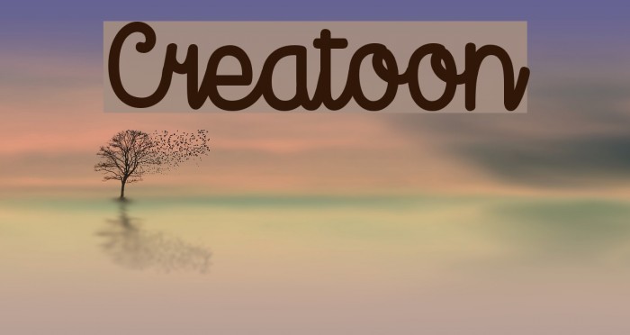 Creatoon Font examples