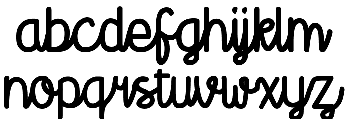 Creatoon Font LOWERCASE