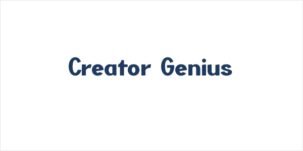 Creator Genius Logo