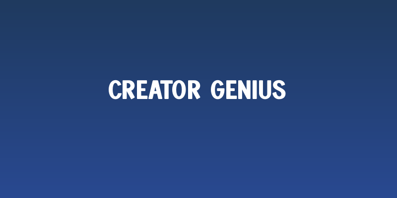 Creator Genius Social Header