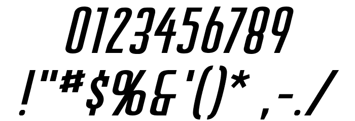 CreatorCredits BB Italic Font OTHER CHARS