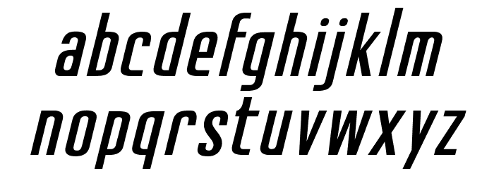 CreatorCredits BB Italic Font LOWERCASE