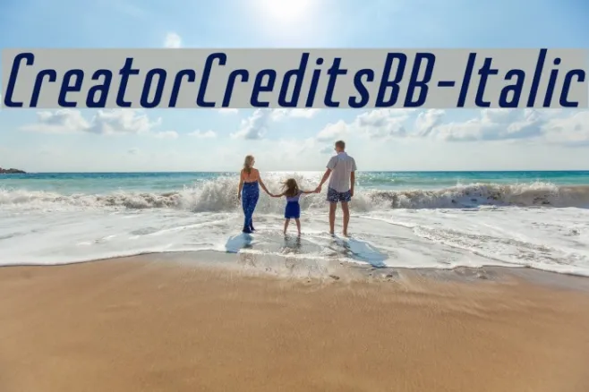 CreatorCreditsBB-Italic Example 3