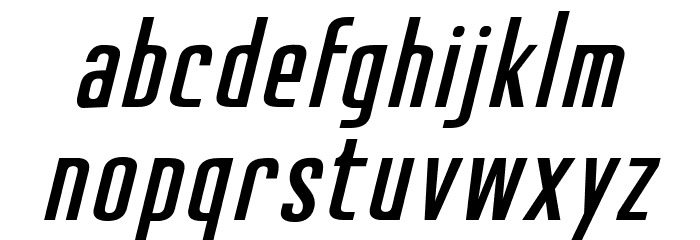 CreatorCreditsBB-Italic Font LOWERCASE
